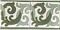 Photo d'une frise de nom/couleur(s) : Baroque vert de la collection Parure